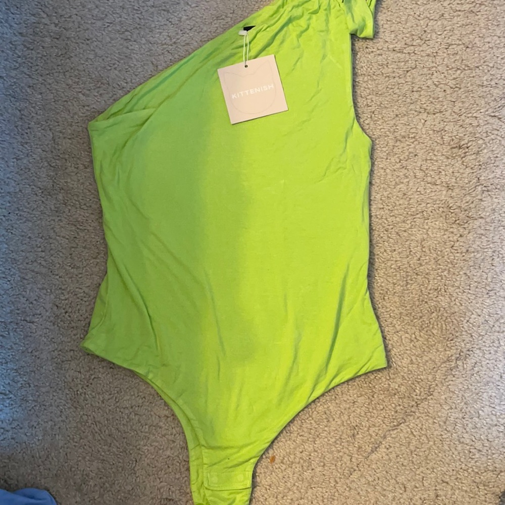 Kittenish One shoulder body suit